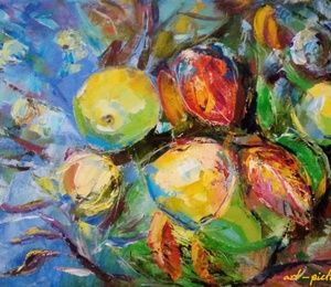 Antonovka oil, canvas