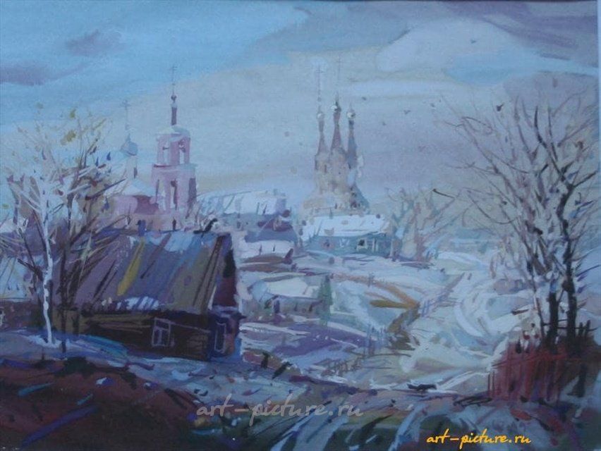 Солнечный день. Акварель. 24 х 30 см