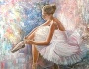 Ballerina oil, canvas