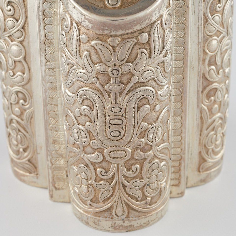 Русское серебро , Русская серебряная чайная шкатулка