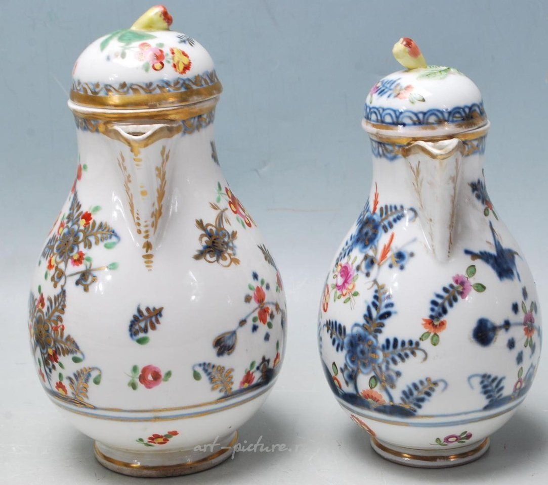 Royal Vienna Porcelain , A pair of 19th Century Royal Vienna urn vase lamps having sq...