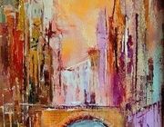 Venice channels oil, canvas