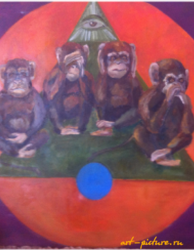 купить Познание мира масло,холст 