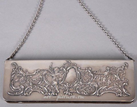 Russian silver, An Antique Russian "84" Silver and Niello Purse