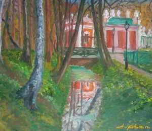In Kuskovo oil, canvas