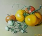 Статуэтка Yellow tomatoes canvas, …