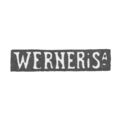 The stigma of the master Werner T. - Minsk - initials "Wernerisa" - 1875-1894.