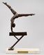 Бронзовая статуэтка. "Гимнастка на бревне" Дания, Royal Copenhagen. Автор Sterett-Gittings Kelsey (США, г. р. 1941)