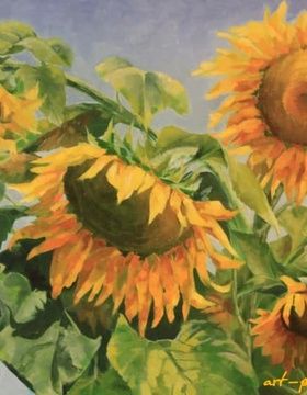 buy "Sunflowers oil, canvas"