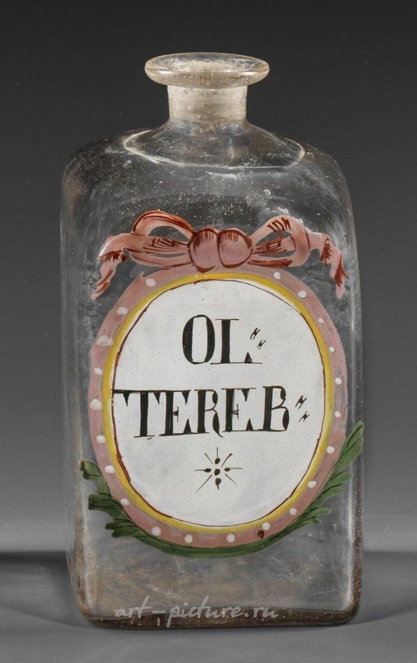 Apothecary bottle from the Löwen-Apotheke in Mücheln.