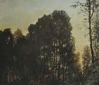 купить Вечерний костёр масло/холст