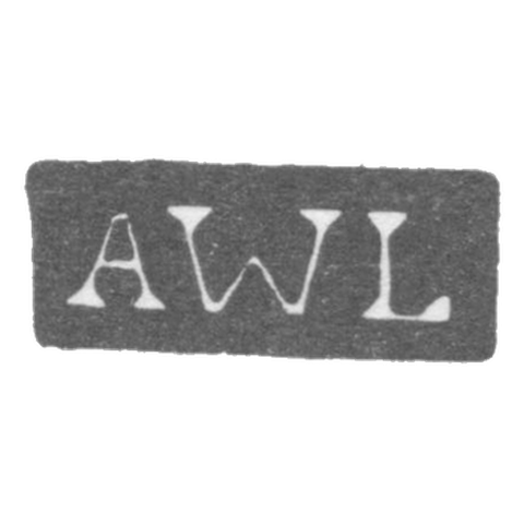 The stigma of the master Lung Anders Wilhelm - Leningrad - initials "AWL"