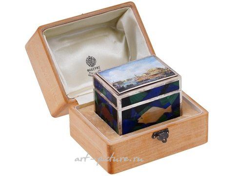 Russian silver, RUSSIAN PETER THE GREAT SILVER PRESENTATION BOX