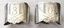 2 серебряных позолоченных кольца для салфеток в стиле Арт-Нуво Российской империи, 84 г.
