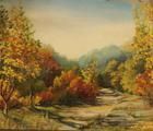 Статуэтка Warm autumn oil, canvas