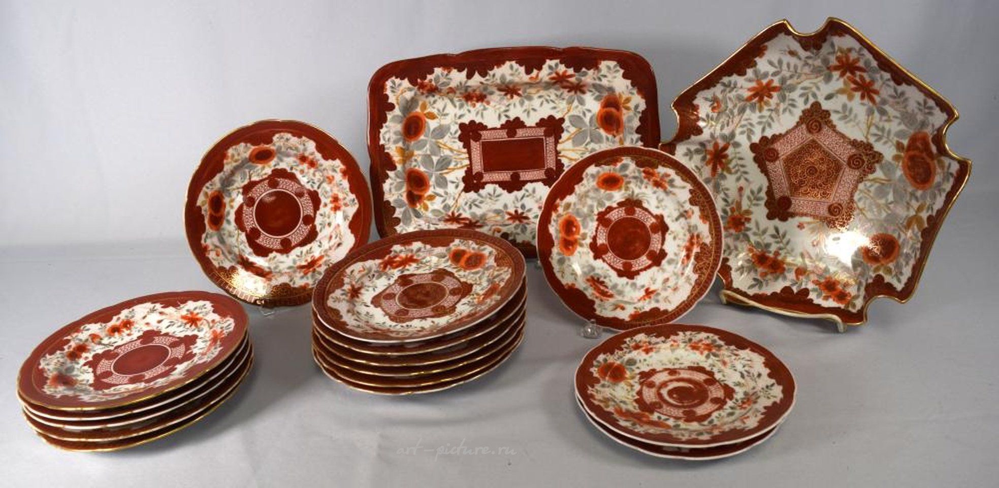 Royal Vienna Porcelain , ASSEMBLED ORIENTAL PORCELAIN PIECES