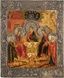 FINE ICON WITH THE OLD TESTAMENT TRINITY