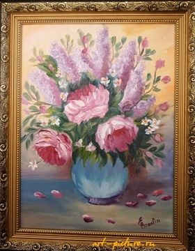 купить Сирень масло, картон