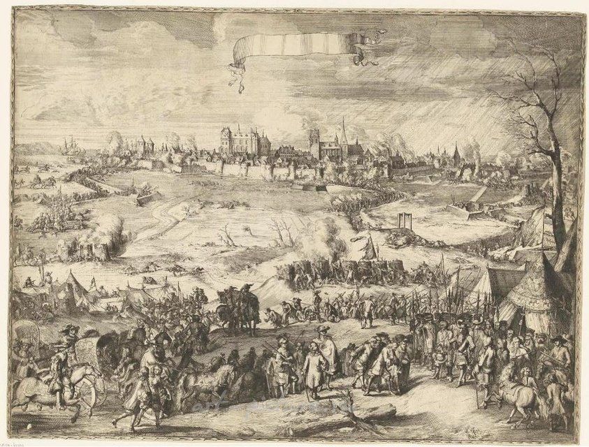 Осада и завоевание Висмара датским войском в 1675 году, Ромейн де Хоге, 1675–1676