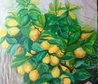 Статуэтка Lemon tree oil, canvas o…