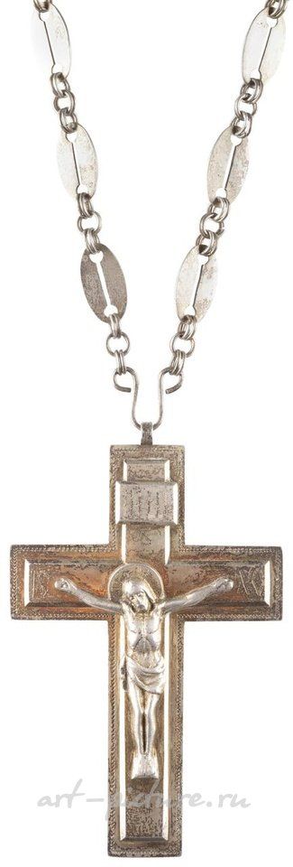 Русское серебро , Золотой и серебряно-позолоченный пекторальный крест
