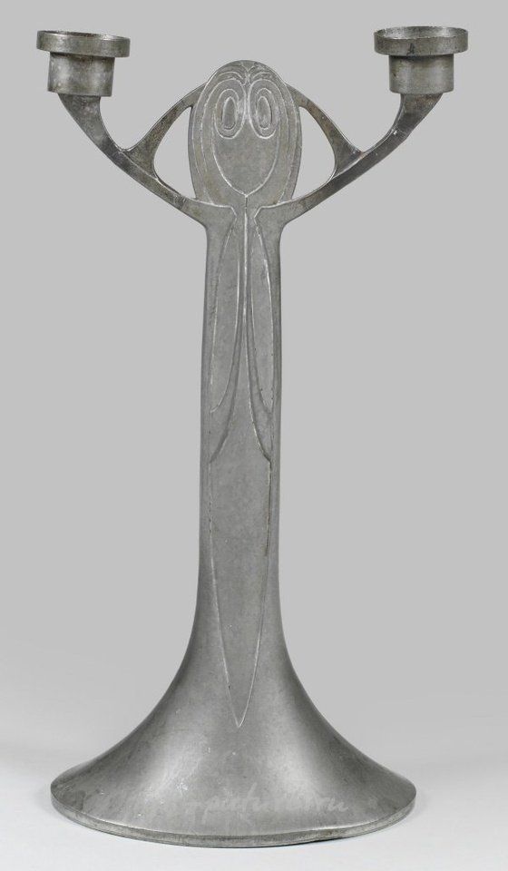 Art Nouveau Candle Holders