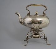 Императорский русский серебряный чайник, 19 век.