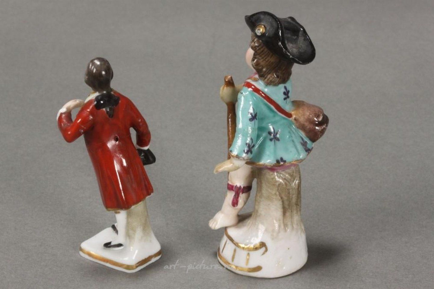 Royal Vienna Porcelain , Early 19th Century Naples Miniature Porcelain