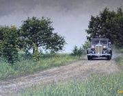 "Road stories (trail)" canvas, oil