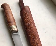 Tourist knife. Made by master L.A. Savostin.