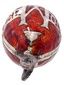 Серебряное яйцо с эмалью в красном цвете, русская серебряная 88 пробы