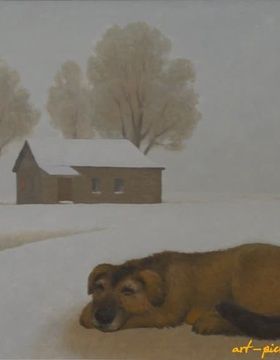 купить Песнь о собаке Холст, масло 