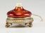 RUSSIAN SILVER KARELIAN BIRCH ENAMEL BELL PUSH