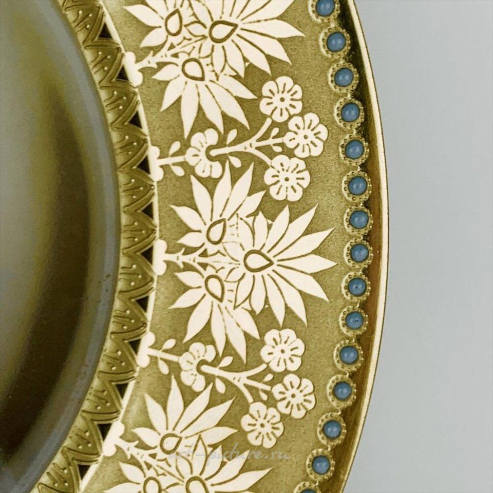 Royal Vienna Porcelain , 19TH C. ROYAL VIENNA PLATE