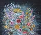 Статуэтка Bouquet silk-cold batik