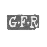 Claymo of unknown master Leningrad - initials of G-F-R - 1846-1849.