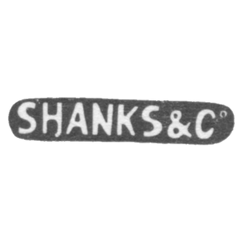 Клеймо мастера Шанкс Джемс-Стюарт - Москва - инициалы "SHANKS&Co" - 1884-1908 гг.