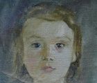 buy Portrait of the child.Canvas, oil.28 x 21 cm.