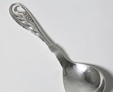 Сервировочная ложка, Georg Jensen, 38 гр, 830 пр, 15,3 см