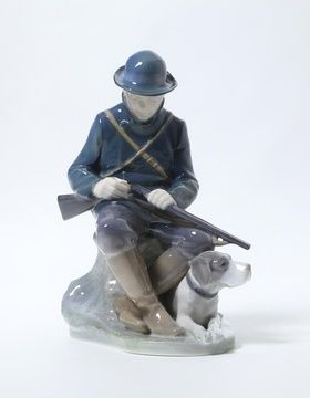 купить Охотник с собакой. Дания, г. Копенгаген, Royal Copenhagen