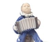 A child with an accordion
