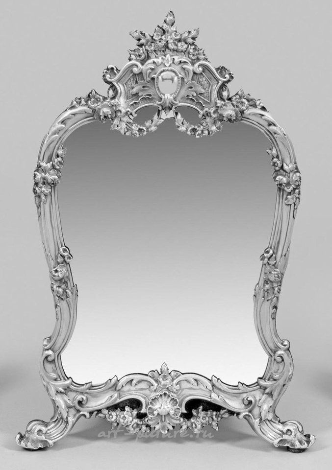 Русское серебро , Столик с зеркалом в стиле рококо