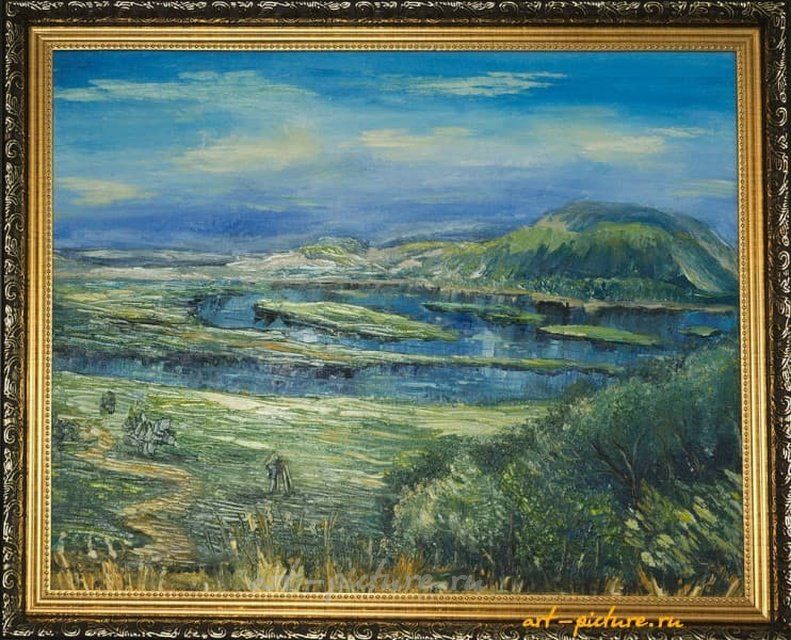 НА ПЛЕНЕРЕ холст, масло