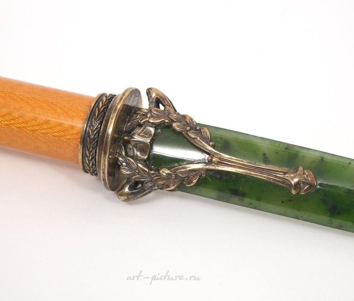 Русское серебро , Серебряный нож для открывания писем Steuben Glass "Экскалибур"