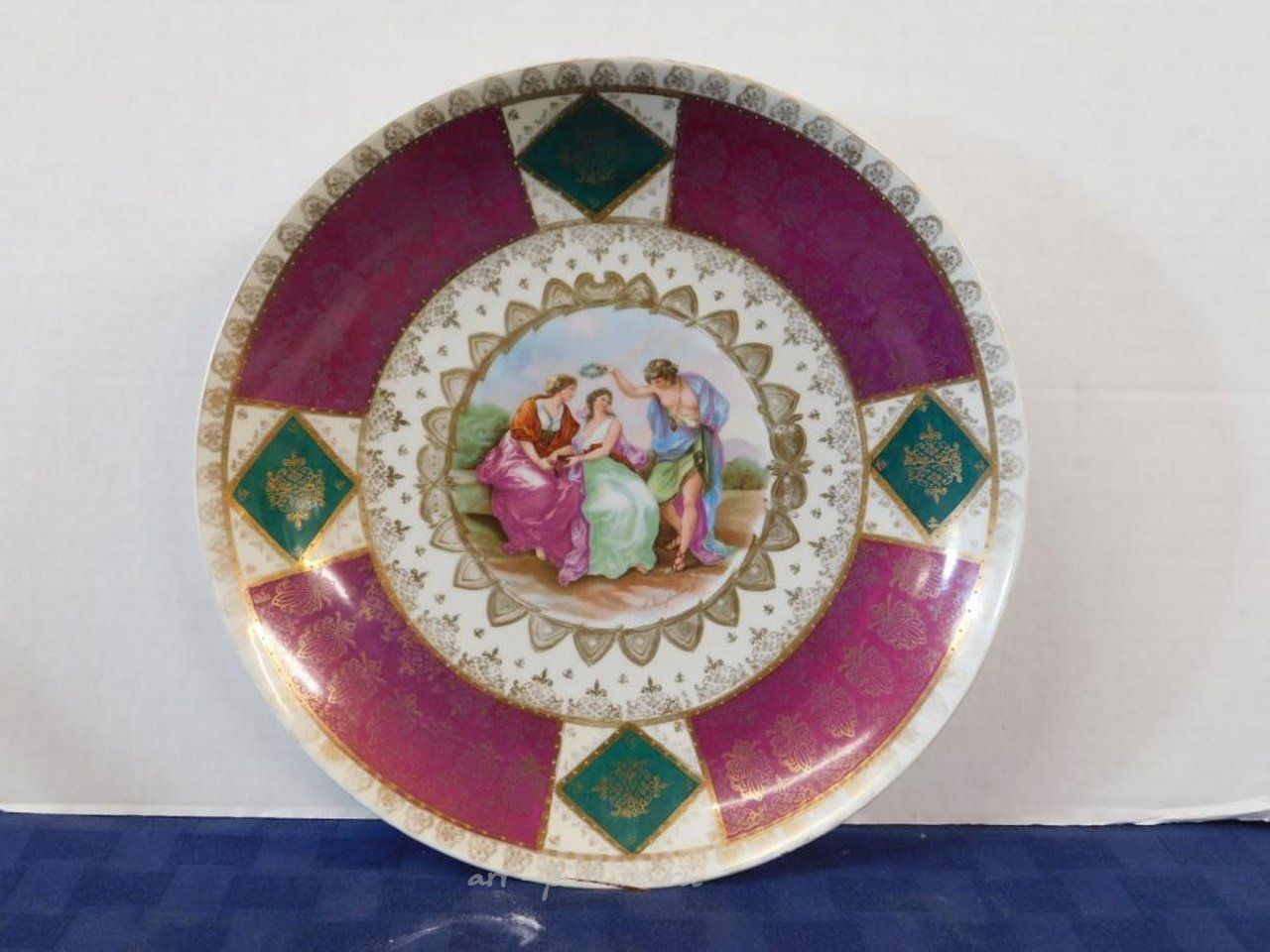 Royal Vienna Porcelain , 2 Royal Vienna Portrait Plates