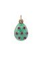 RUSSIAN 84 SILVER AND GUILLOCHE ENAMEL EGG PENDANT