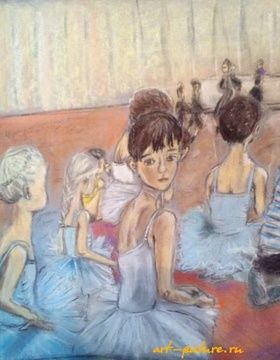 купить Выступление Пастель, бумага 