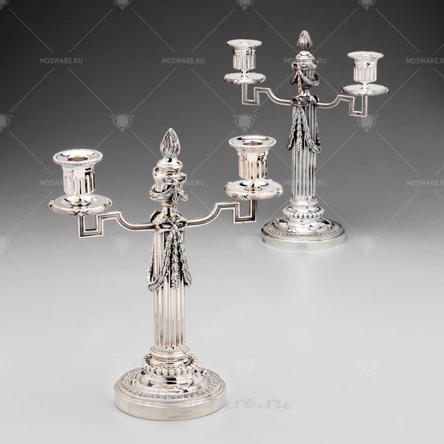 Подсвечник Фаберже Faberge серебро ограниченная серия
