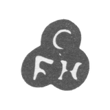 Claymo of unknown master Tartu - initials of CFN - 17th century