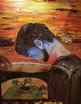 купить The end Масло, картон 